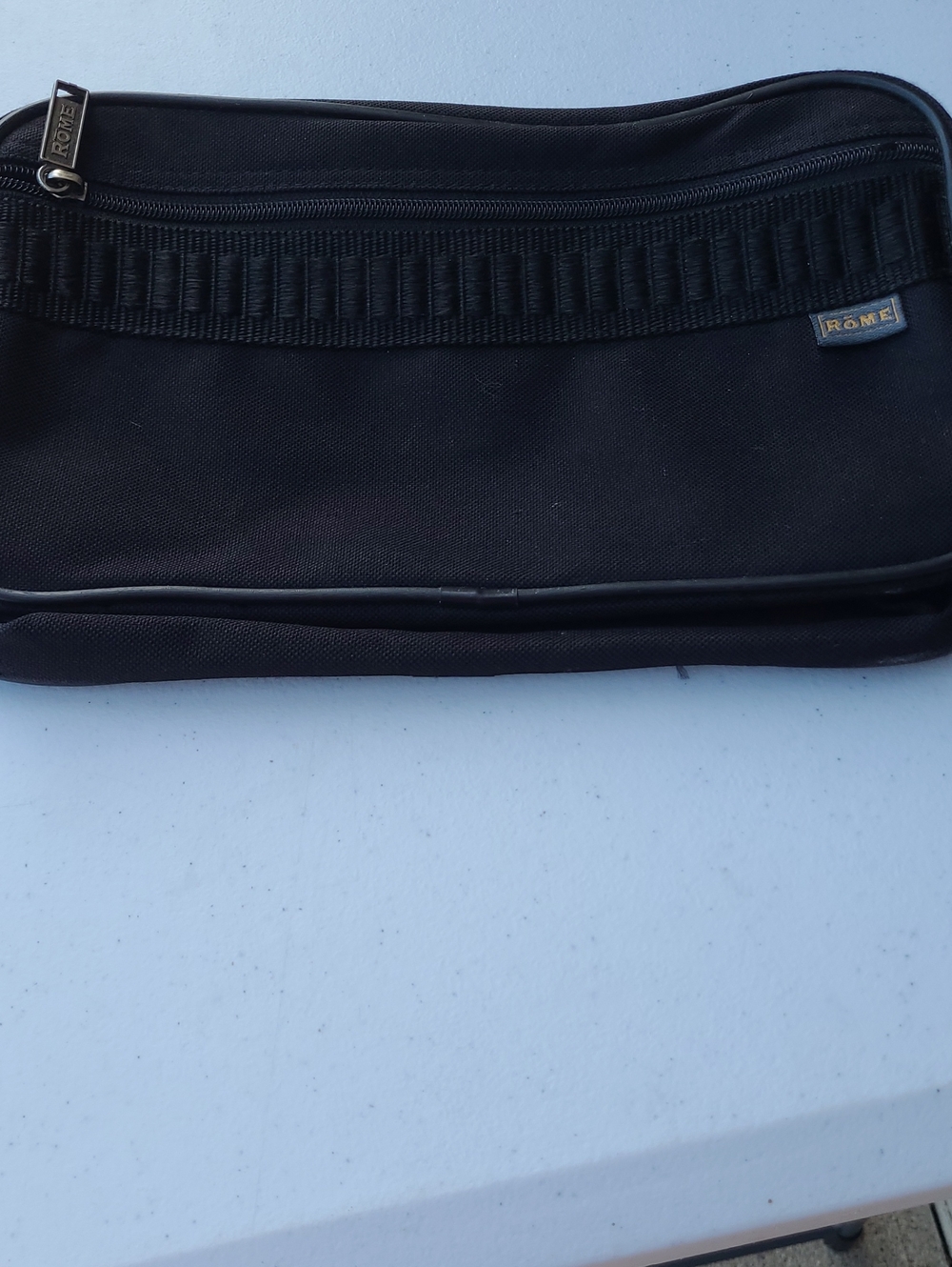 Black Men's Travel Organizer Bag